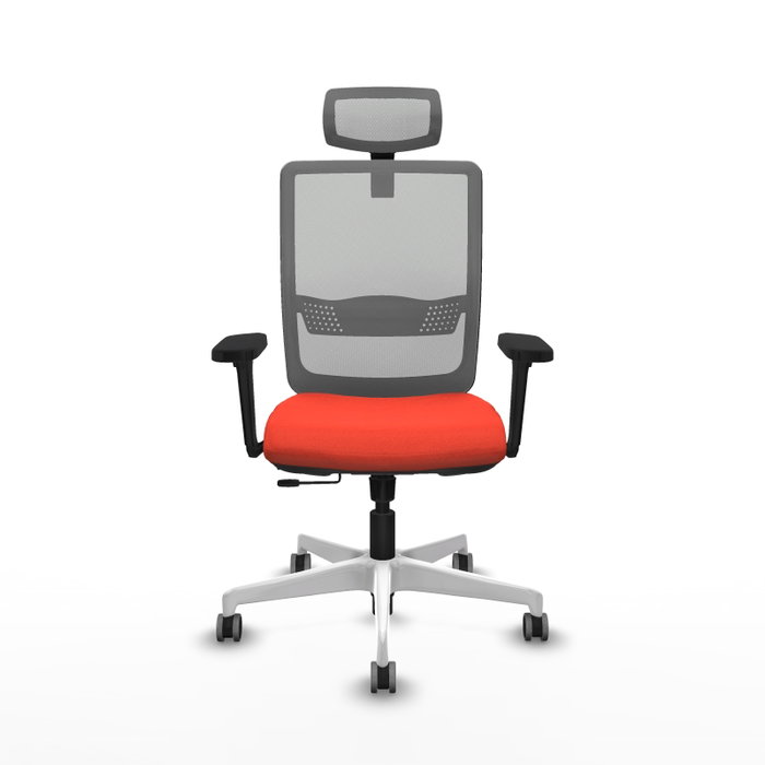 PIQUERAS Y CRESPO Silla de oficina Haches Naranja oscuro/Gris PIQUERAS Y CRESPO Silla de oficina Haches Naranja oscuro/Gris