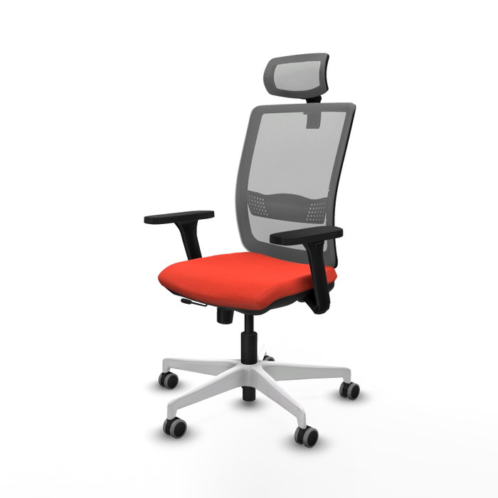 PIQUERAS Y CRESPO Silla de oficina Haches Naranja oscuro/Gris PIQUERAS Y CRESPO Silla de oficina Haches Naranja oscuro/Gris