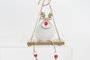 DKD Home Decor Decoración Colgante de Poliéster Columpio Surtido 3