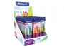 Pelikan Expositor erase 2.0 Sobremesa: 60 Rollers Colores Surtidos y 36 Recambios, Tinta Gel, Trazo 0,7 mm