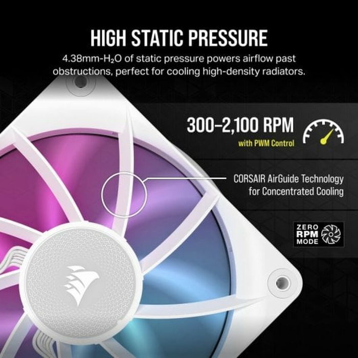 Corsair RX120 iCUE LINK RGB White 120mm
