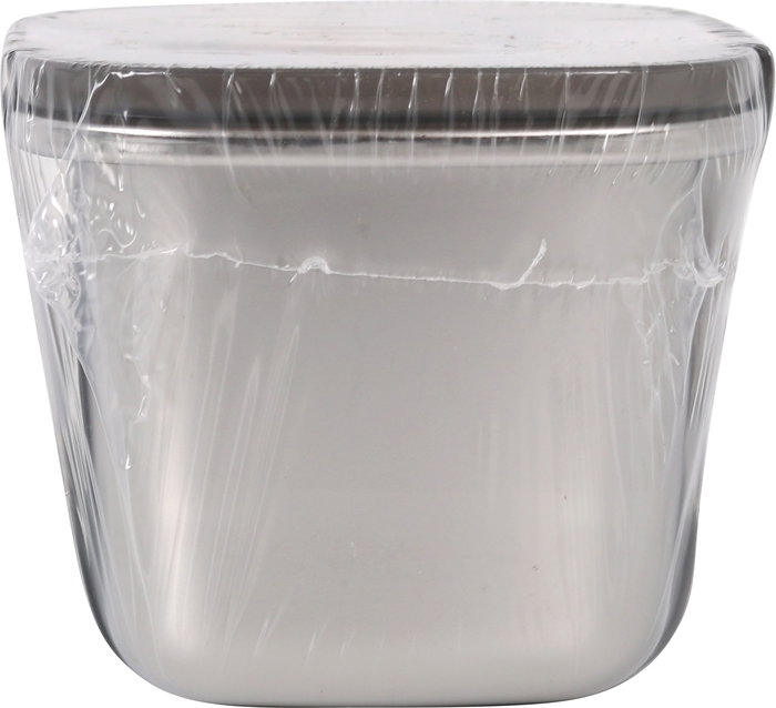 Quttin Fiambrera Hermética Rectangular 450 ml Acero Inoxidable 11.6 x 9.4 x 7.8 cm (12 Unidades)