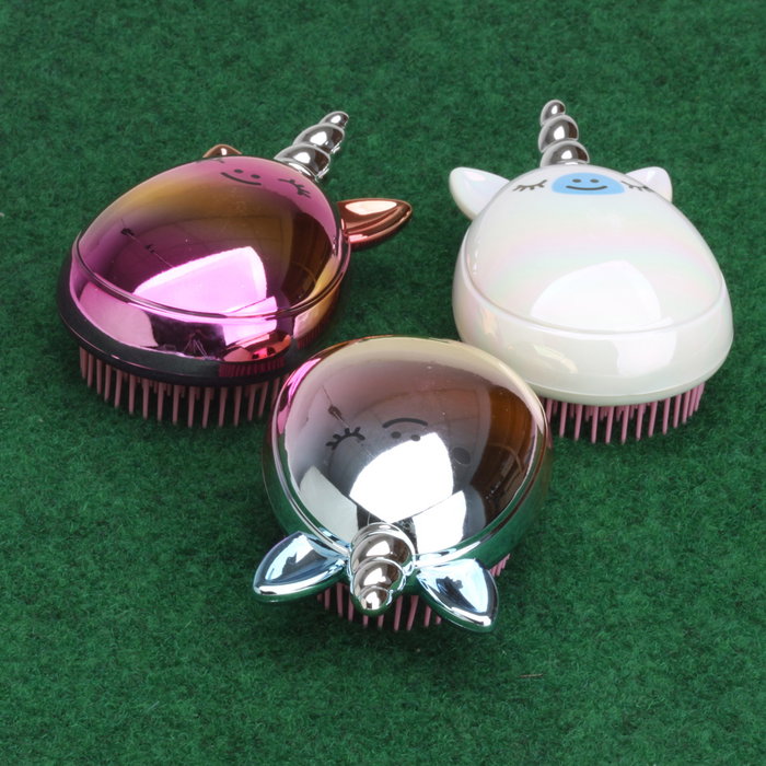 Cosmetic Club Cepillo Pelo Unicorn Party Kawaii Compacto Desenreda y Masajea