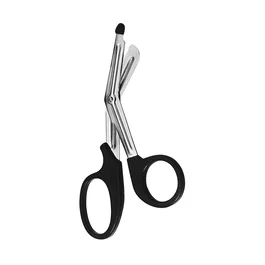 Covetrus Tijera de mango plástico negro 15 cm para todo uso con hojas dentadas