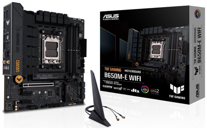 ASUS TUF GAMING B650M-E WIFI micro ATX AMD B650 AM5 DDR5