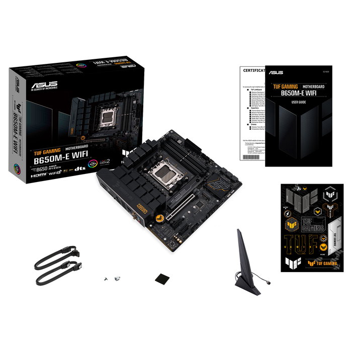 ASUS TUF GAMING B650M-E WiFi Placa Base ATX, AMD AM5, DDR5, mATX, Wi-Fi 6