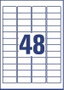 Avery L7911-10 Etiquetas de Polietileno Flexible 45,7 x 21,2 mm, 10 Hojas