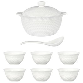 Home Deco Factory Juego de Sopa Mirage de 9 Piezas en Cerámica