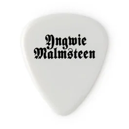 DUNLOP Pack de 24 Púas Signature Yngwie Malmsteen Delrin Blanco - 1,50 mm