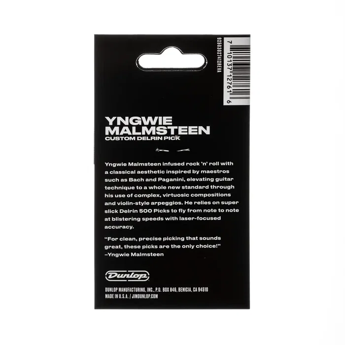 Dunlop Pack 24 Púas Signature Yngwie Malmsteen Delrin Blanco - 1,50 Mm Dunlop Pack 24 Púas Signature Yngwie Malmsteen Delrin Blanco - 1,50 Mm