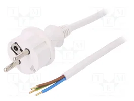 PLASTROL Cable de alimentación H05VV-F 3x1,5mm2 3m
