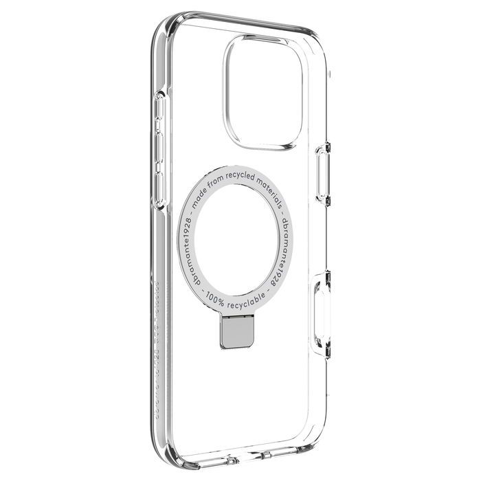 dbramante1928 Iceland Ultra Funda para iPhone 16 Pro Max, Compatible con MagSafe, Transparente