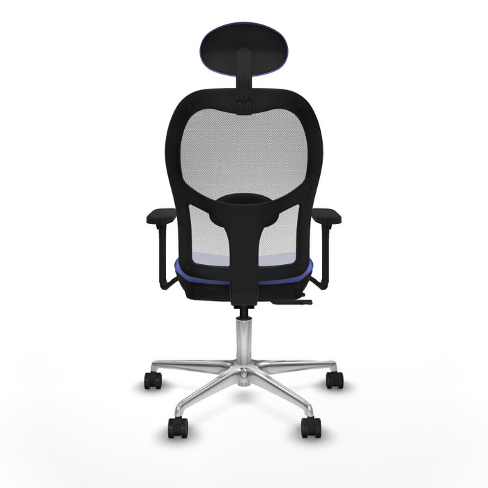 PIQUERAS Y CRESPO Silla de oficina Jorquera con mecanismo Sincro/Traslack, Azul claro y Blanco PIQUERAS Y CRESPO Silla de oficina Jorquera con mecanismo Sincro/Traslack, Azul claro y Blanco