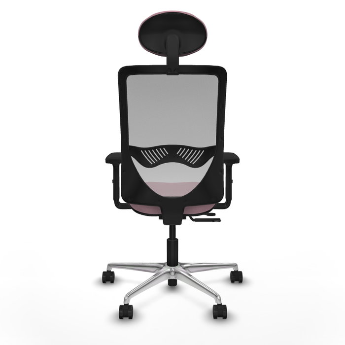PIQUERAS Y CRESPO Silla de oficina Zulema con mecanismo Sincro/Traslack Rosa y Gris PIQUERAS Y CRESPO Silla de oficina Zulema con mecanismo Sincro/Traslack Rosa y Gris