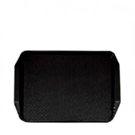 Dbmark Bandeja Fast Food Negra con Alas - 43x30 cm - Bandeja de Polipropileno