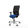 PIQUERAS Y CRESPO Silla de oficina Zulema con mecanismo Sincro/Traslack, Azul y Negro