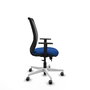 PIQUERAS Y CRESPO Silla de oficina Zulema con mecanismo Sincro/Traslack, Azul y Negro