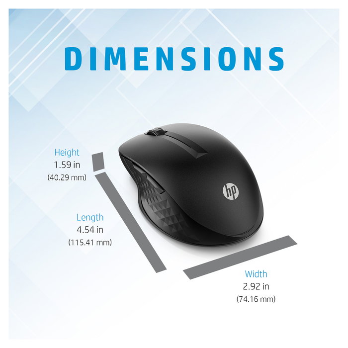HP Ratón Inalámbrico Multidispositivo 430 Negro