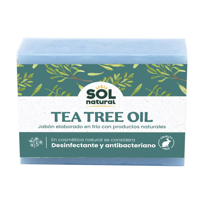 Sol Natural Jabón en Pastilla Árbol del Té 100g - Cuidado e Higiene Corporal Sol Natural Jabón en Pastilla Árbol del Té 100g - Cuidado e Higiene Corporal