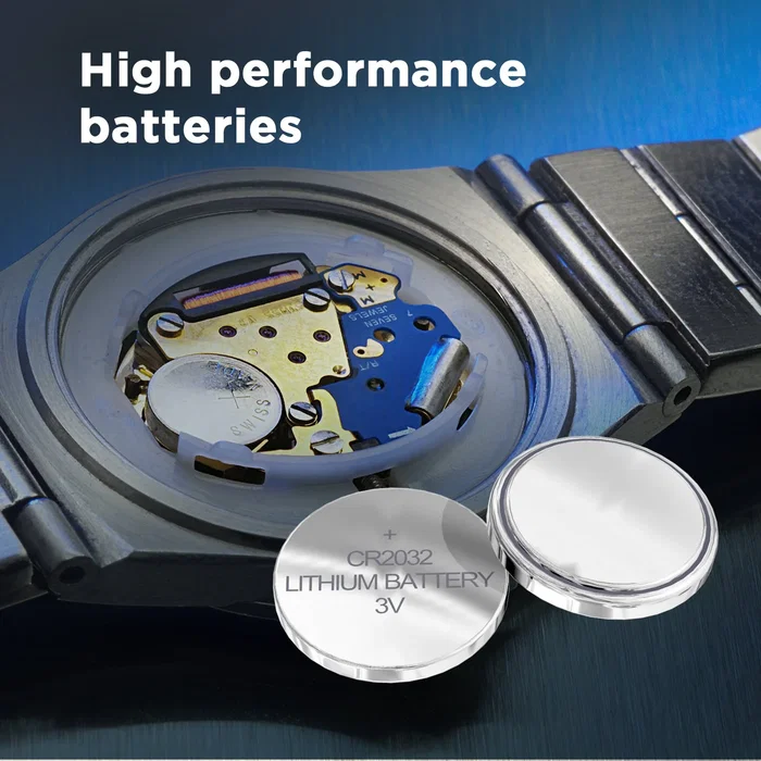 Gembird EG-BA-CR2032 - Pila Batería de Litio CR2032 3V, Blister de 2 Unidades