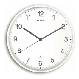 MAUL Reloj de pared MAULsprint Ø 30.5 cm blanco