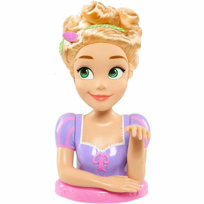 Disney Cabezal de peinado Rapunzel Deluxe con 12 accesorios