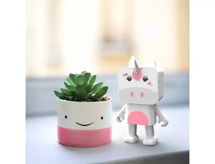 Wondee Altavoz bailarín unicornio 3W Bluetooth con micrófono