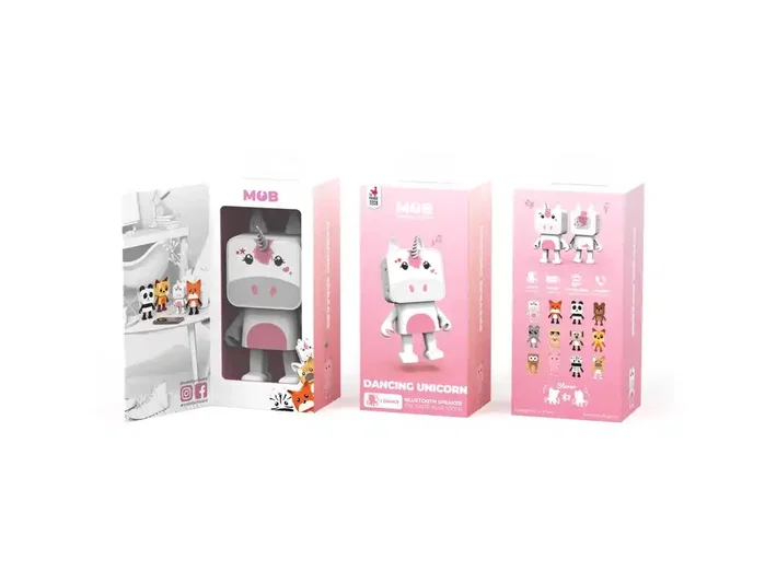 Wondee Altavoz bailarín unicornio 3W Bluetooth con micrófono