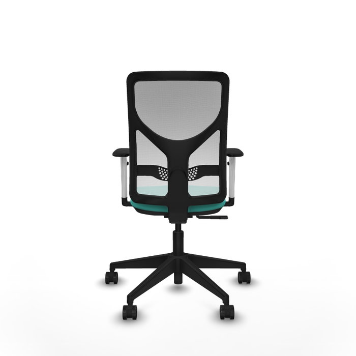 PIQUERAS Y CRESPO Silla de oficina Motilla con mecanismo Sincro, Turquesa y Blanco PIQUERAS Y CRESPO Silla de oficina Motilla con mecanismo Sincro, Turquesa y Blanco