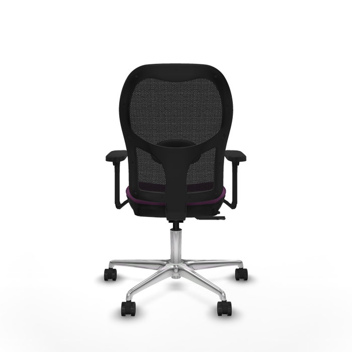 PIQUERAS Y CRESPO Silla de oficina Jorquera con mecanismo Sincro/Traslack, Morado y Negro PIQUERAS Y CRESPO Silla de oficina Jorquera con mecanismo Sincro/Traslack, Morado y Negro