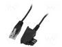GOOBAY Cable telefónico RJ11 a TAE F, 3m, negro