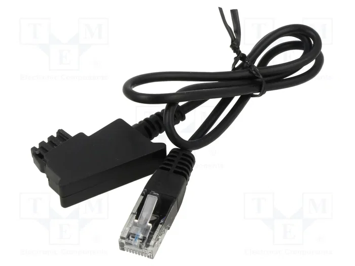 GOOBAY Cable telefónico RJ11 a TAE F, 3m, negro