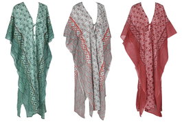 DKD Home Decor Kaftan Algodón Surtido de 3 Unidades