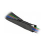 DeLOCK Manga tejida con cierre de cremallera resistente al calor 2 m x 25 mm negro