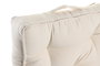 DKD Home Decor Cojín de Suelo Lino y Algodón Beige, Pack de 4