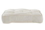 DKD Home Decor Cojín de Suelo Lino y Algodón Beige, Pack de 4