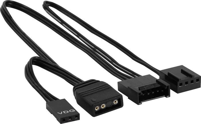 Aerocool Astro 24 - Ventilador para Tarjeta Gráfica con RGB Addressable (ASUS Aura/MSI Mystic Light/Gigabyte RGB Fusion), 12cm, 1000 RPM, 80.3 CFM, Negro