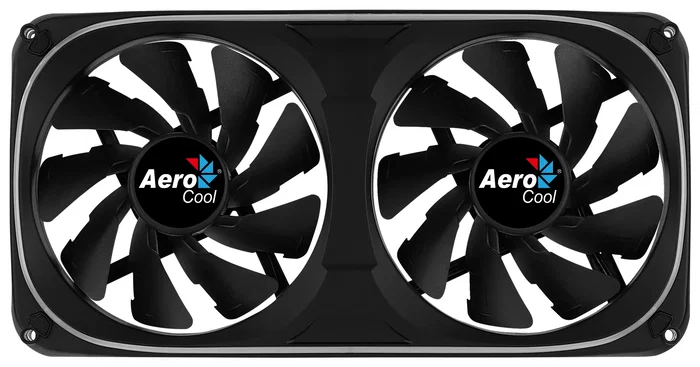 Aerocool Astro 24 - Ventilador para Tarjeta Gráfica con RGB Addressable (ASUS Aura/MSI Mystic Light/Gigabyte RGB Fusion), 12cm, 1000 RPM, 80.3 CFM, Negro