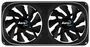 Aerocool Astro 24 - Ventilador para Tarjeta Gráfica con RGB Addressable (ASUS Aura/MSI Mystic Light/Gigabyte RGB Fusion), 12cm, 1000 RPM, 80.3 CFM, Negro