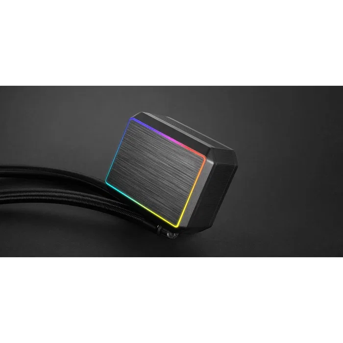 Mars Gaming ML-PROII240 - Kit Refrigeración Líquida AIO 240mm Negro, 2 Ventiladores 120mm PWM 800-2000 RPM, Bomba 4ª Gen Cobre, TDP 450W, FRGB, Compatible Intel LGA1700/AMD AM5