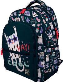 GRAFOPLAS DISEÑO Mochila Rubber B&B Miau 33x46x22,5cm