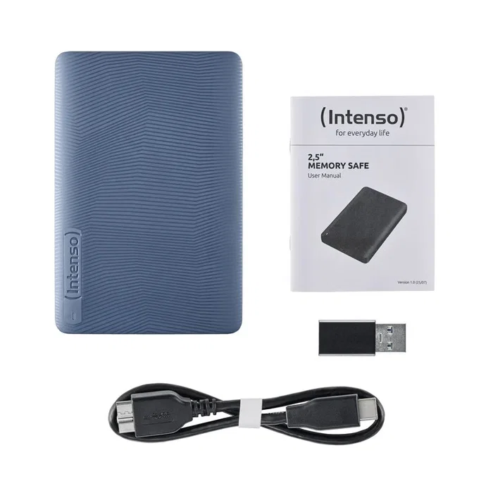 Intenso Disco Duro Externo Memory Safe 2 TB Azul