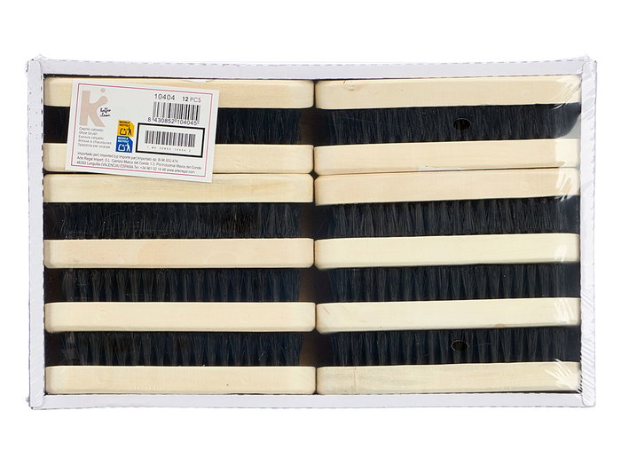 ARTE REGAL Cepillo de Madera para Calzado Pack de 48 ARTE REGAL Cepillo de Madera para Calzado Pack de 48
