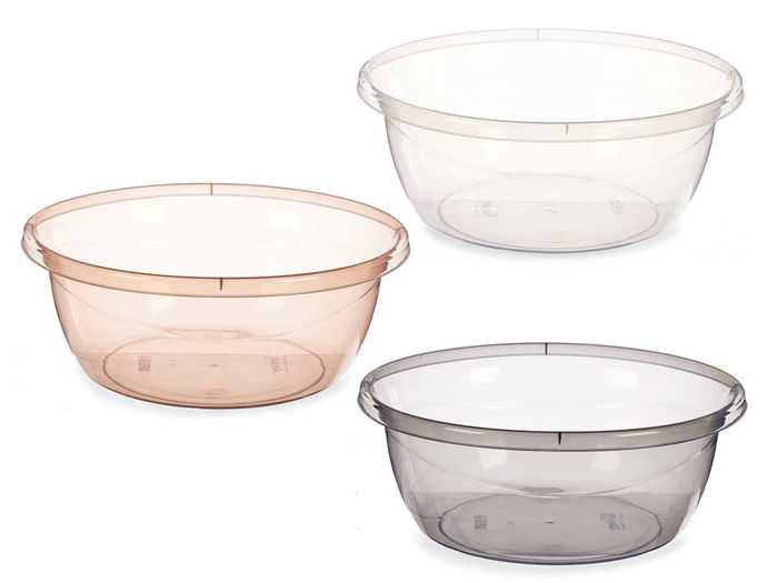 Arte Regal Multiuso Plástico 7L Transparente Surtido 32.5x12.5x32.5cm (Set de 50)