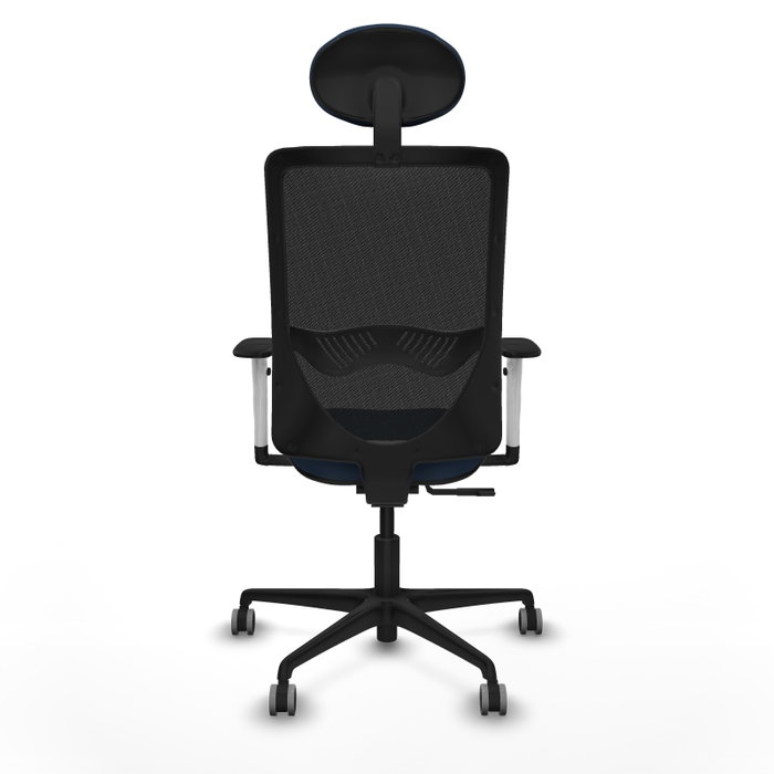 PIQUERAS Y CRESPO Silla de oficina Zulema con Mecanismo Sincro Azul Marino/Negro