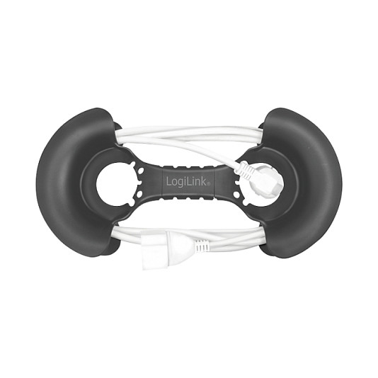 LogiLink KAB0068 Organizador de cables para 2-20m, Negro LogiLink KAB0068 Organizador de cables para 2-20m, Negro