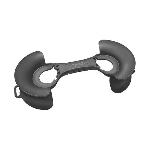 LogiLink KAB0068 Organizador de cables para 2-20m, Negro LogiLink KAB0068 Organizador de cables para 2-20m, Negro