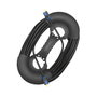 LogiLink KAB0068 Organizador de cables para 2-20m, Negro