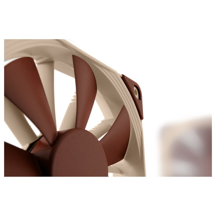 NOCTUA NF-F12 120mm Ventilador para PC - 5V, 3-Pin, Flujo de Aire 93.4 m³/h, 22.4 dB, SSO Bearing, Anti-Vibraciones