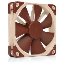NOCTUA NF-F12 120mm Ventilador para PC - 5V, 3-Pin, Flujo de Aire 93.4 m³/h, 22.4 dB, SSO Bearing, Anti-Vibraciones